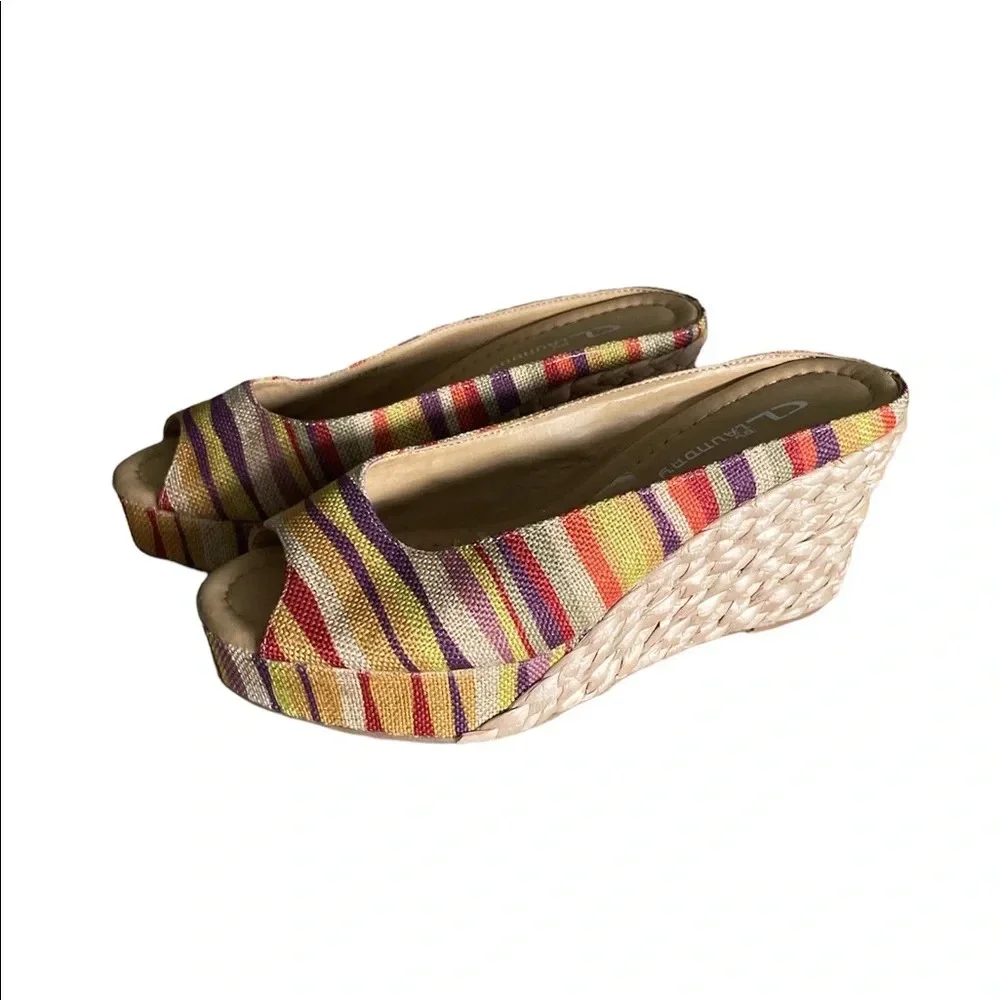 Chinese Laundry Date Night Espadrilles Multi Color size 7.5 NWT